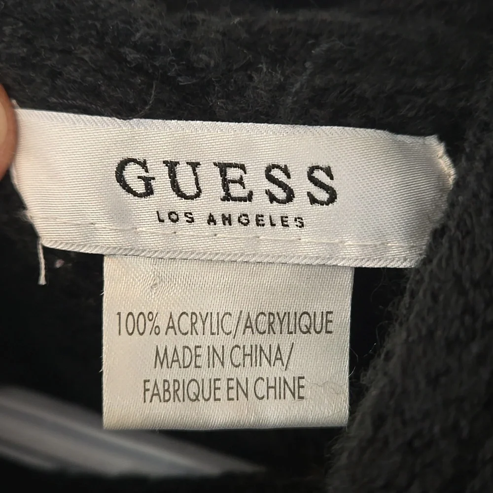 Guess Los Angeles Cowl Neck Poncho With Fringes - Picture 6 of 10